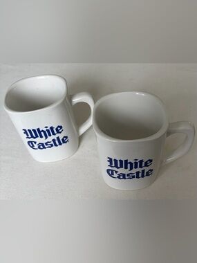 White Castle Vintage large mugs